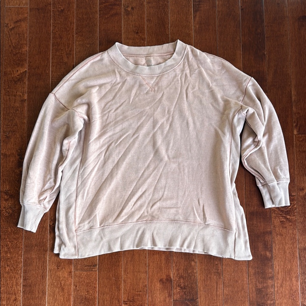 Cream Oversized Sweatshirt
